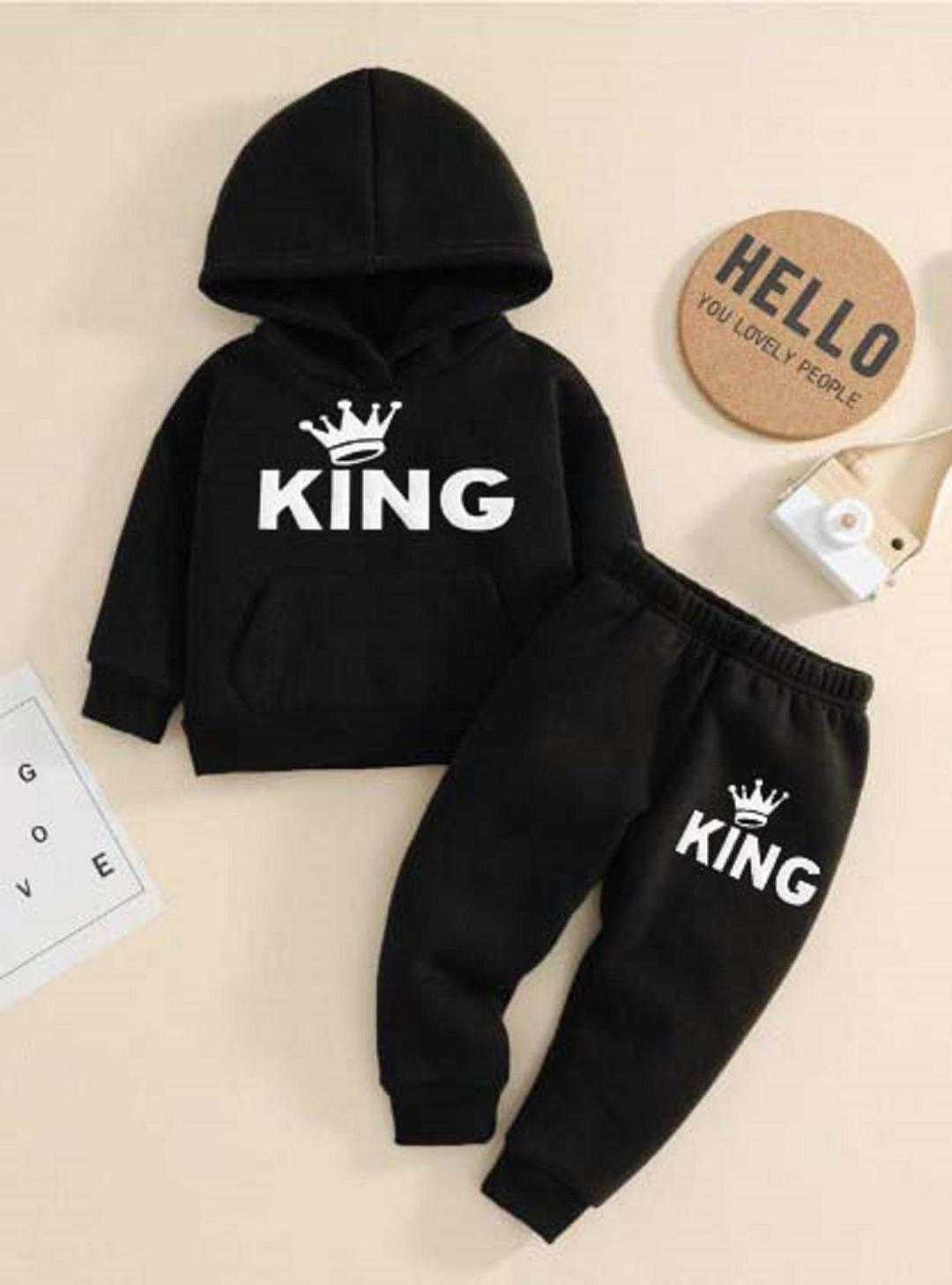 Stylish Printed Polyester Tracksuit for Boys and Girls - 2 Pcs Set