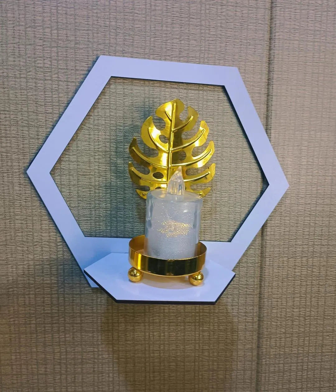 Pack of 05 Hexagon Wall Shelves Set – Modern Floating Display Rack for Home Décor I Decoration Pieces I Decoration I Wall Décor