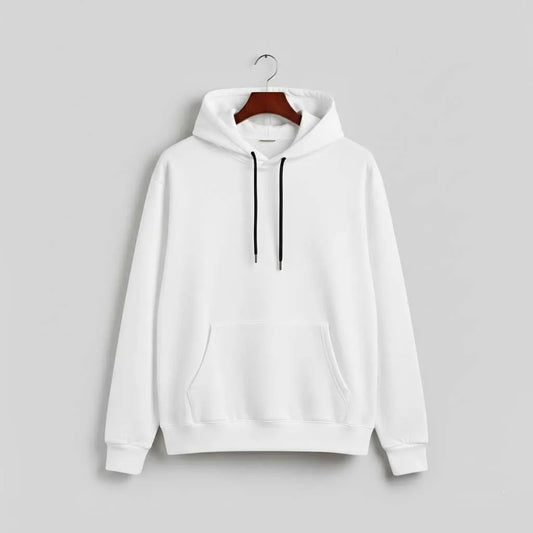 1 Pc Men's Fleece Plain Hoodie